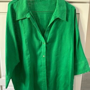 Zara Emerald Green Shirt